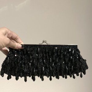 Black Beaded Evening Handbag/Clutch NO OFFERS ON ITEMS UNDER 20